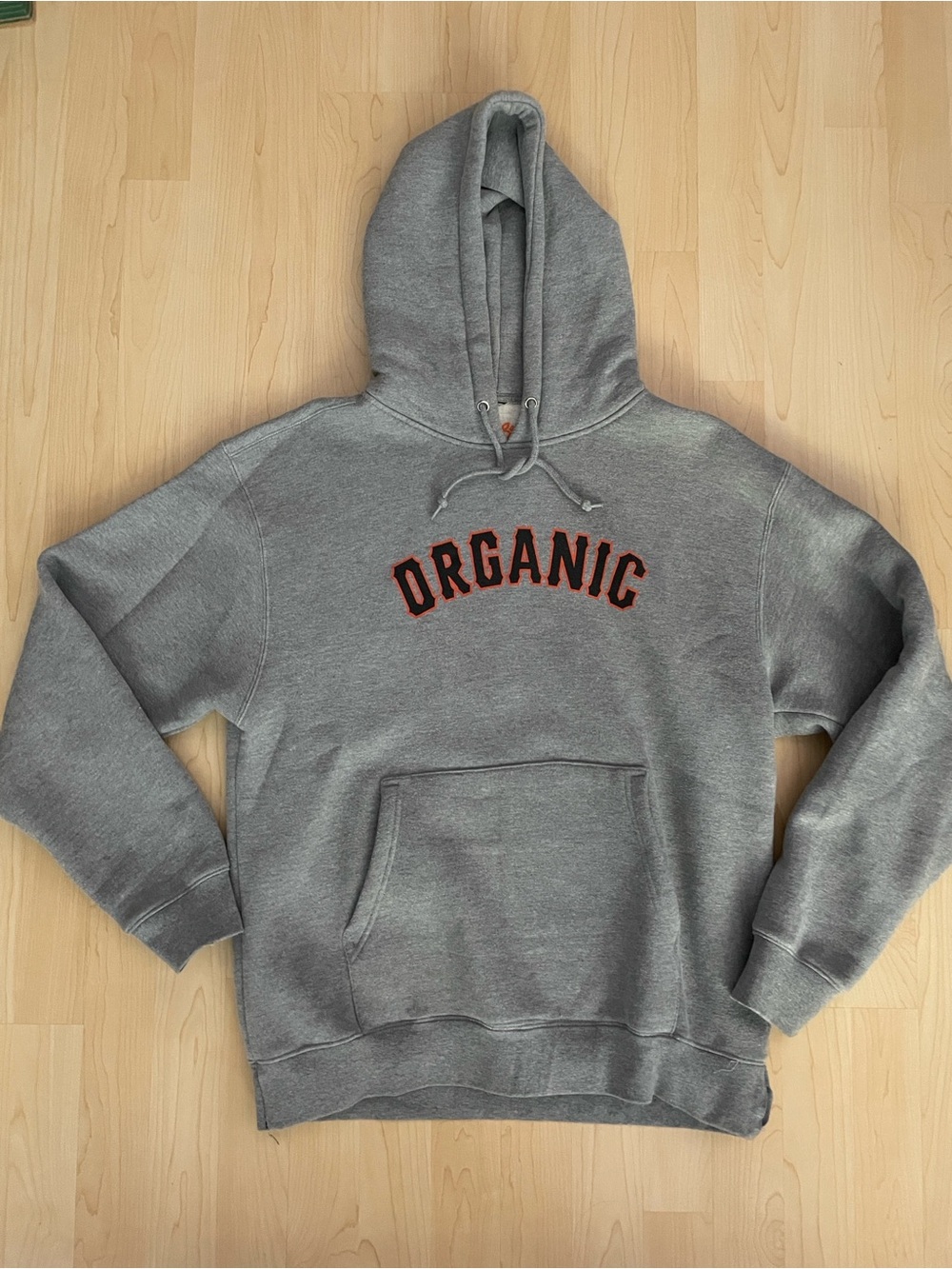 Midnight Organic Men’s Gray Hooded Sweatshirt